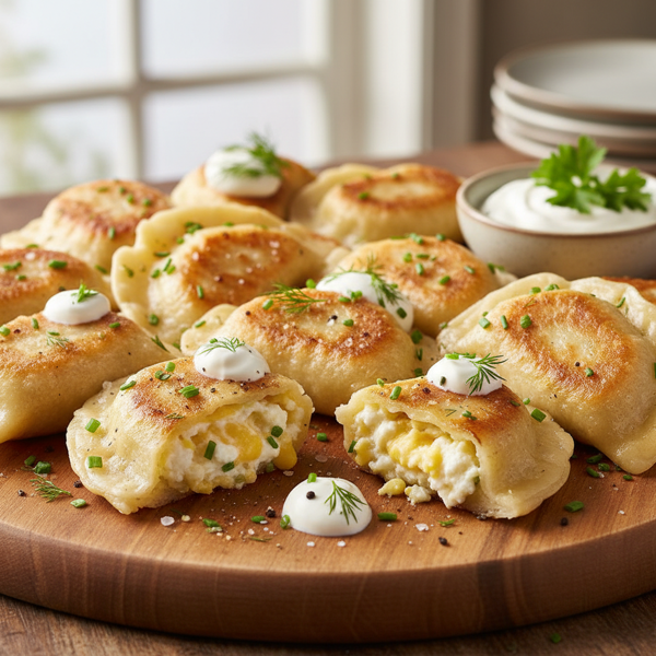 Homemade Potato Cheese Pierogies recipe