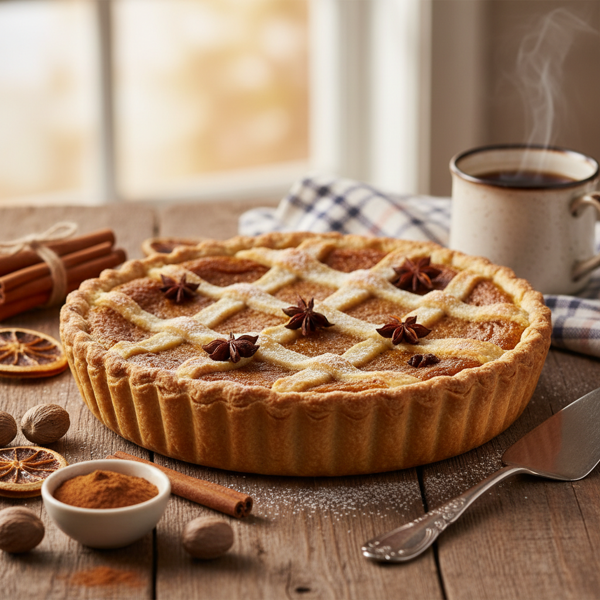 Homemade Pumpkin Spice Delight Pie recipe