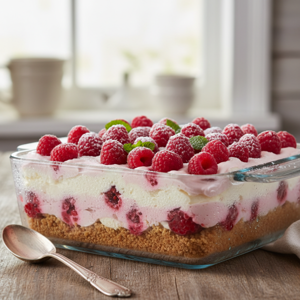 Homemade Raspberry Freezer Delight recipe