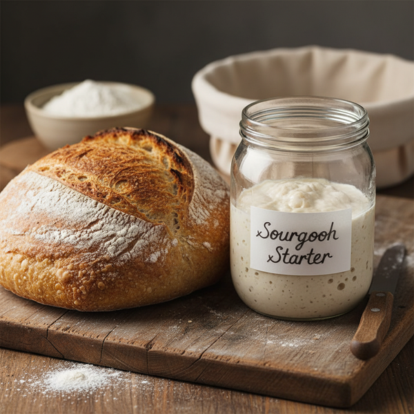 Homemade Sourdough Starter and Artisan Bread recipe