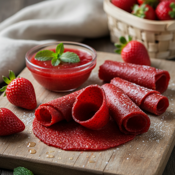 Homemade Strawberry Leather recipe
