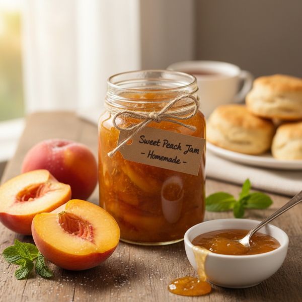 Homemade Sweet Peach Jam recipe