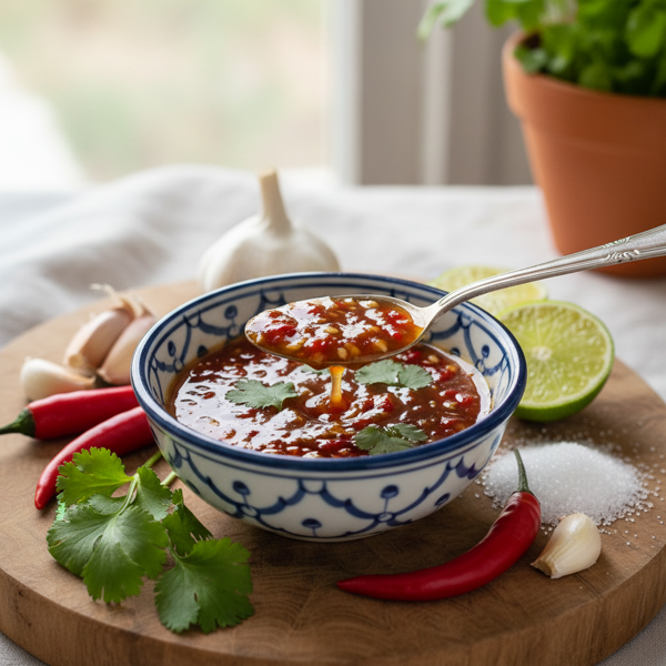 Homemade Thai Sweet Chili Dipping Sauce recipe