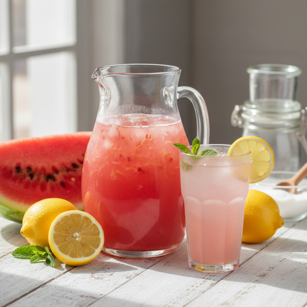 Homemade Watermelon Lemonade Concentrate recipe