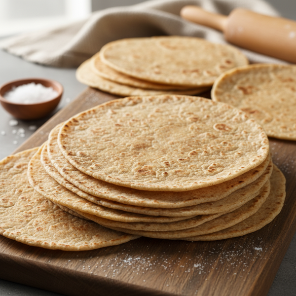 Homemade Whole Wheat Tortillas recipe