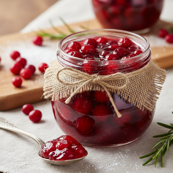 Homemade Wild Cranberry Jelly recipe