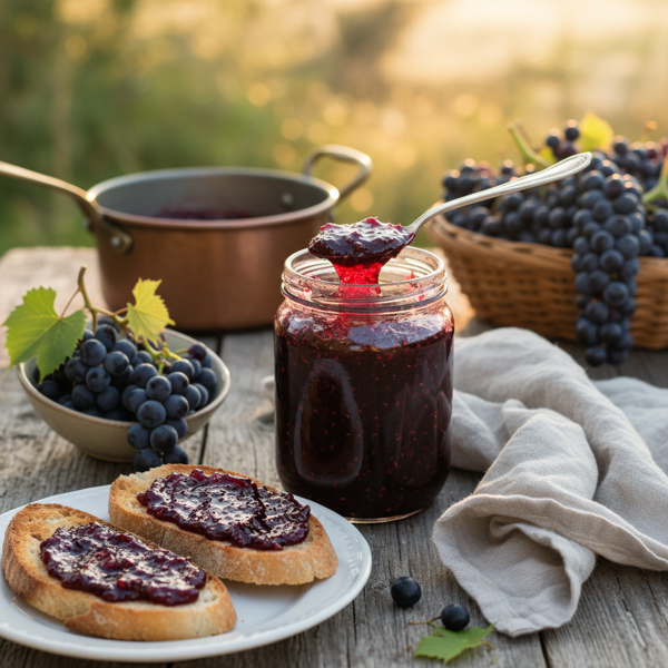 Homemade Wild Grape Jam recipe