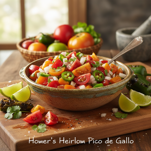 Homer's Heirloom Pico de Gallo recipe