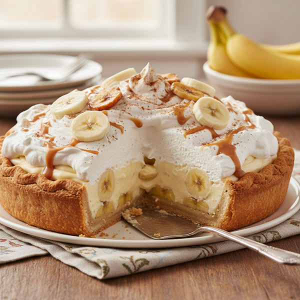 Homestyle Banana Cream Dream Pie recipe