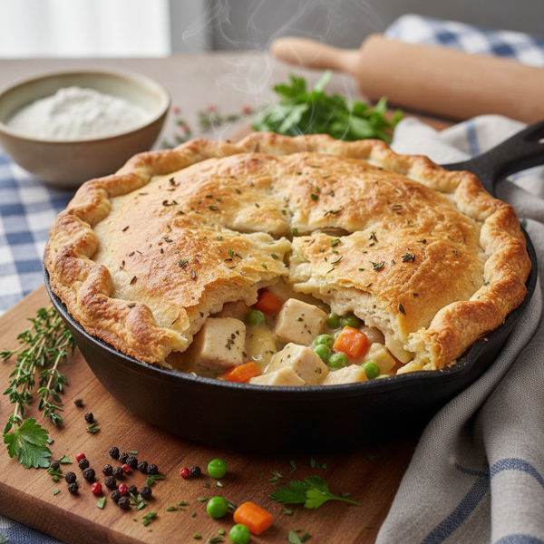 Homestyle Chicken Pot Pie recipe