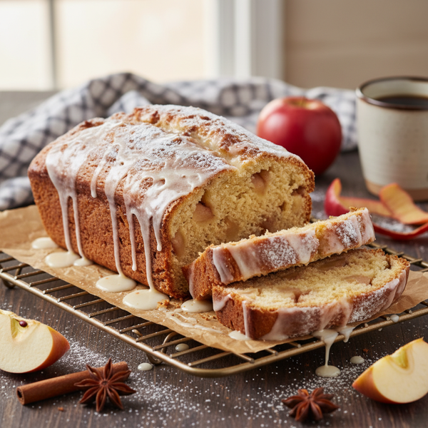 Homestyle Cinnamon Apple Bread recipe