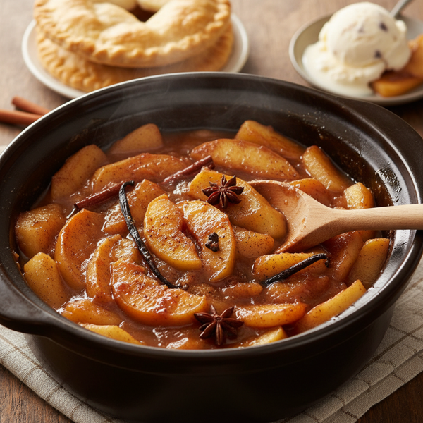 Homestyle Slow Cooker Apple Pie Filling recipe