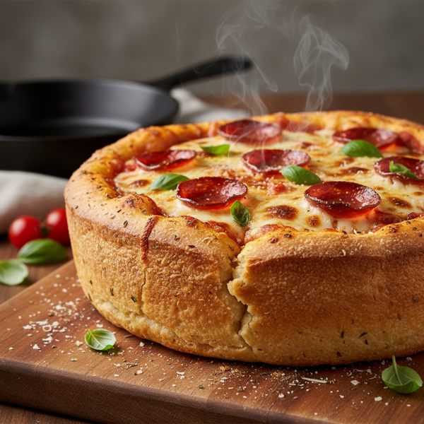 Homestyle Thick-Crust Pizza Dough recipe