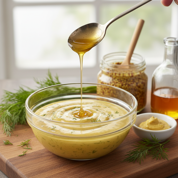 Honey-Dijon Dill Dressing recipe