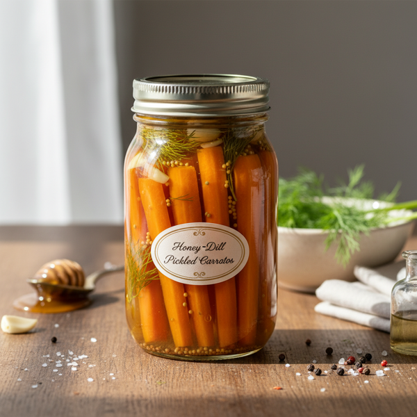 Honey-Dill Pickled Carrots recipe