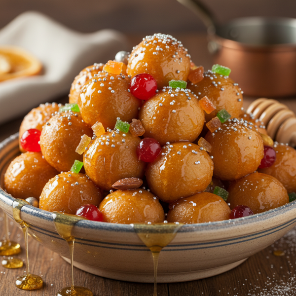 Honey-Drenched Sicilian Struffoli recipe