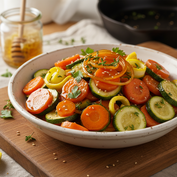 Honey-Glazed Carrot and Zucchini Medley recipe