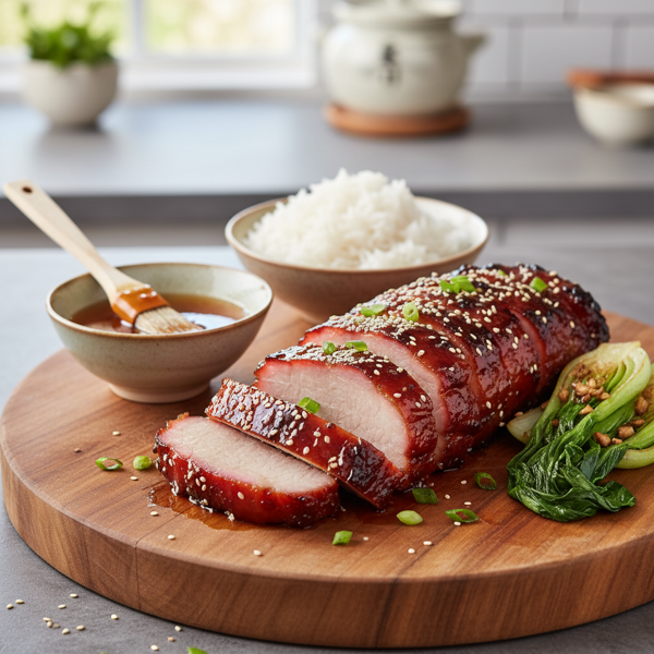 Honey-Glazed Chinese BBQ Pork Tenderloin recipe