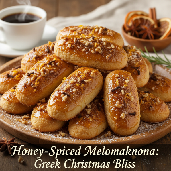 Honey-Spiced Melomakarona: Greek Christmas Bliss recipe