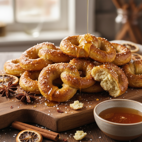 Honey-Spiced Pretzel Bites recipe