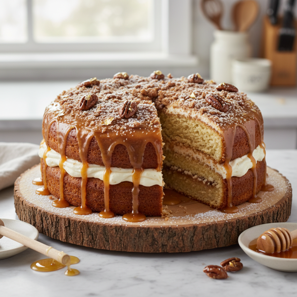 Honey Bun Delight Cake recipe