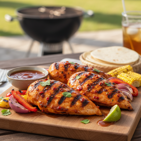 Honey Chipotle Grilled Chicken Breasts recipe