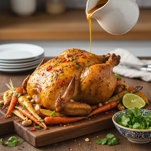 Honey Curry Glazed Chicken recipe