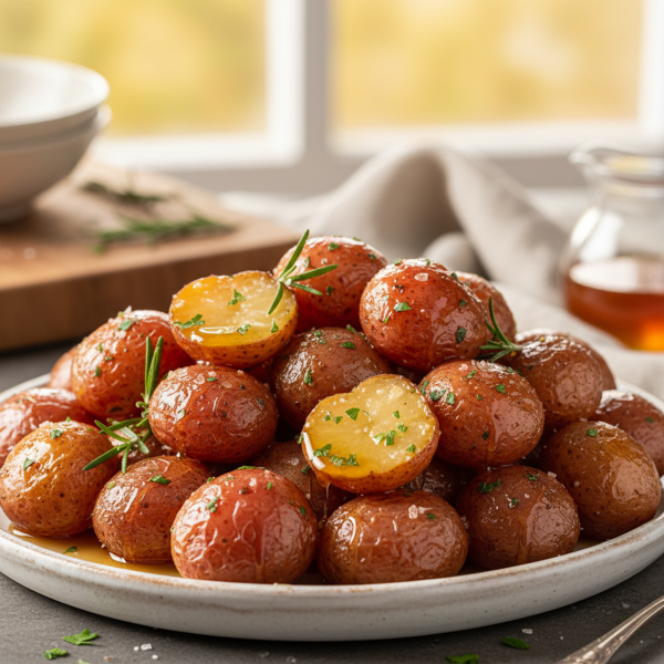 Honey Glazed Roasted Red Potatoes recipe