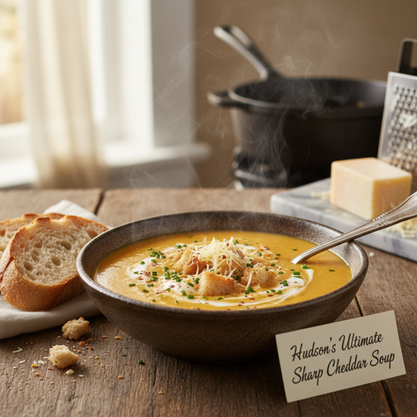 Hudson's Ultimate Sharp Cheddar Soup recipe