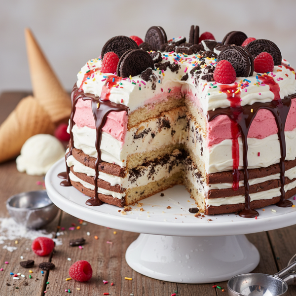 Ice Cream Sandwich Delight Cake recipe