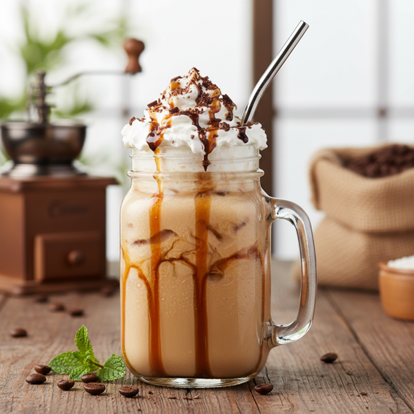 Iced Coffee Bliss Frappe recipe