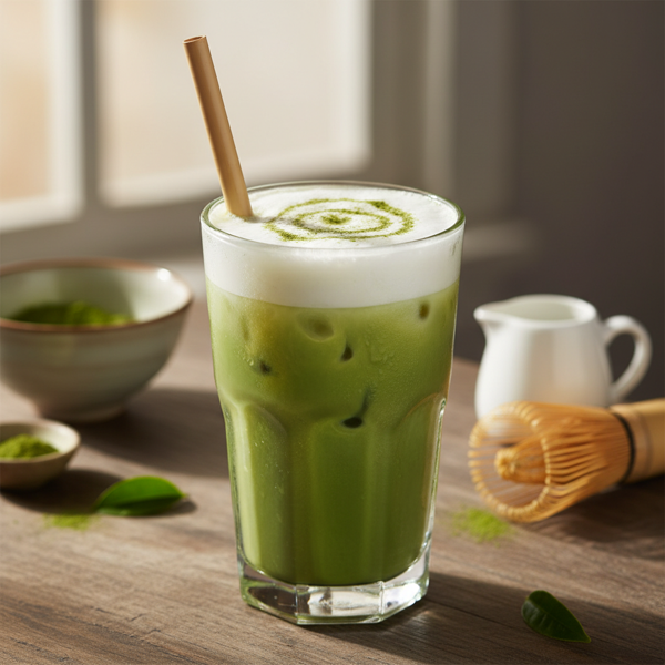 Iced Matcha Green Tea Latte recipe