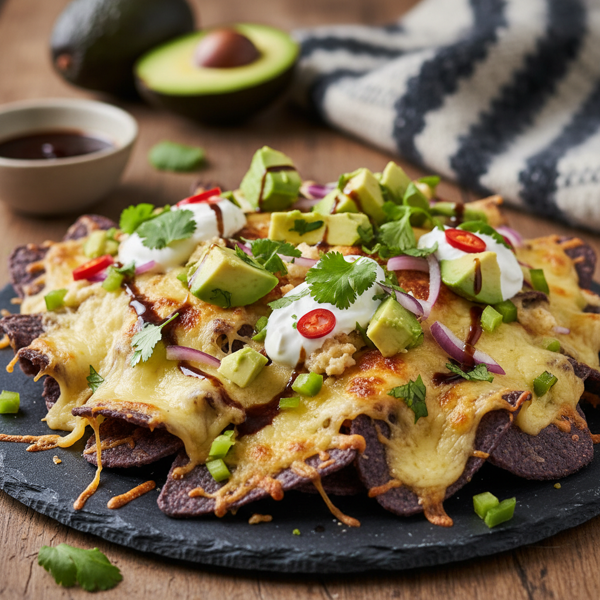 Icelandic Cheese and Avocado Nachos recipe