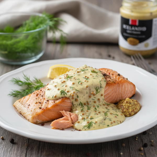 Icelandic Dill & Mustard Salmon Sauce recipe