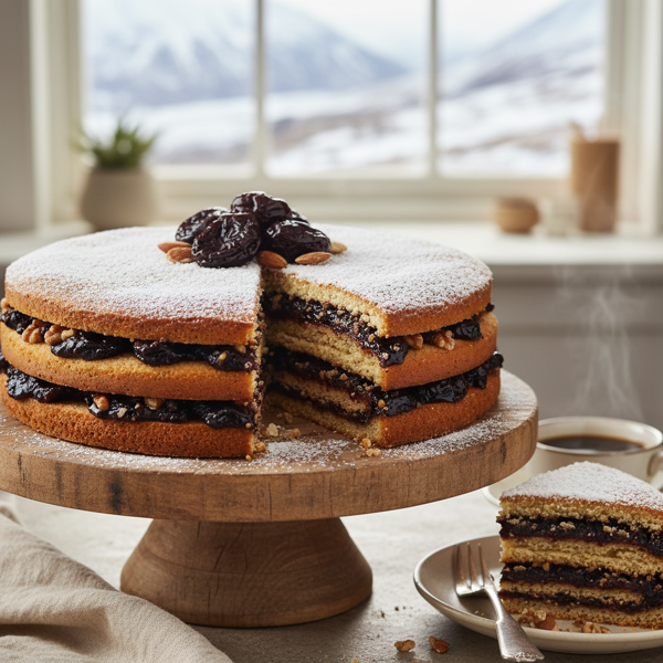 Icelandic Prune Layer Cake recipe