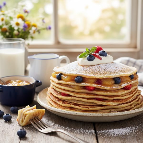 Icelandic Summer Pancakes recipe