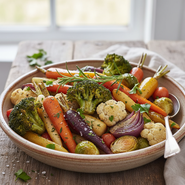 Ina Garten's Herb-Infused Roasted Seasonal Vegetables recipe