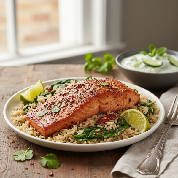 Indian Masala Glazed Salmon recipe