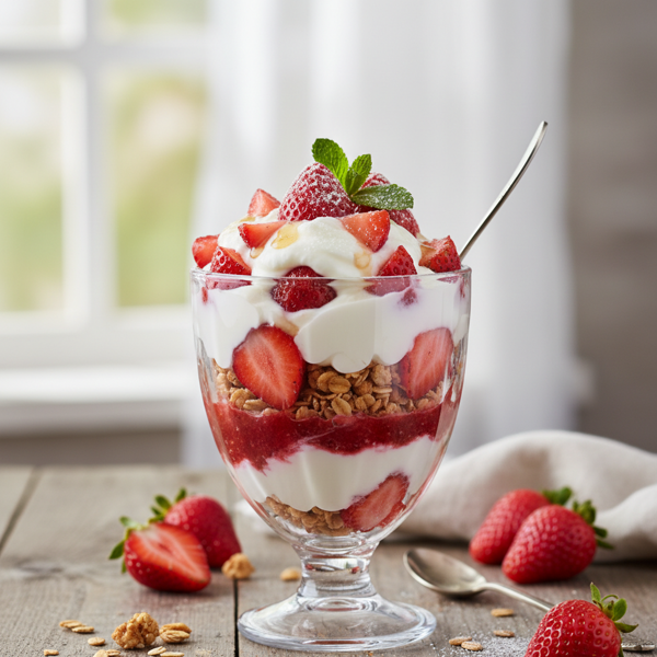 Indulgent Strawberry Yogurt Parfait recipe