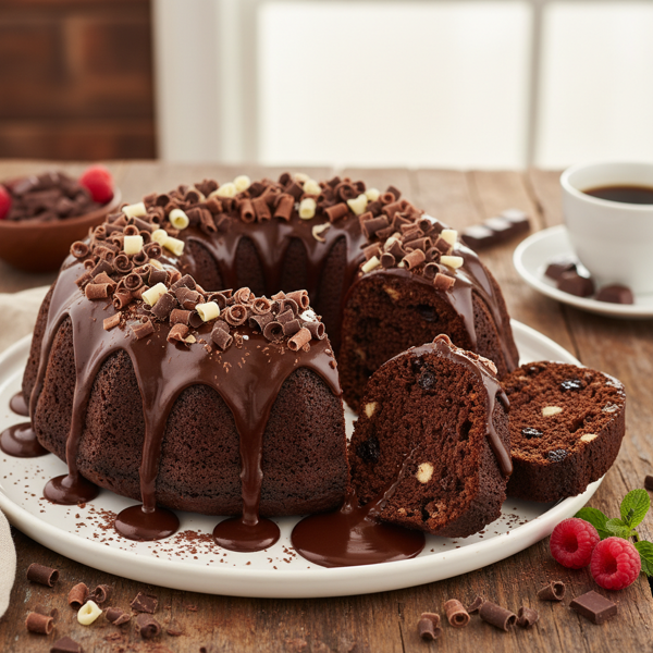 Indulgent Triple Chocolate Bundt Cake recipe