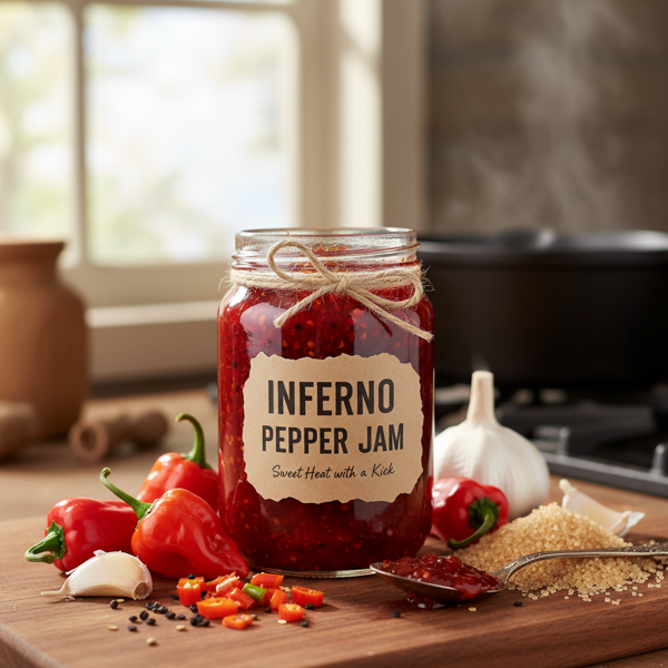 Inferno Pepper Jam recipe