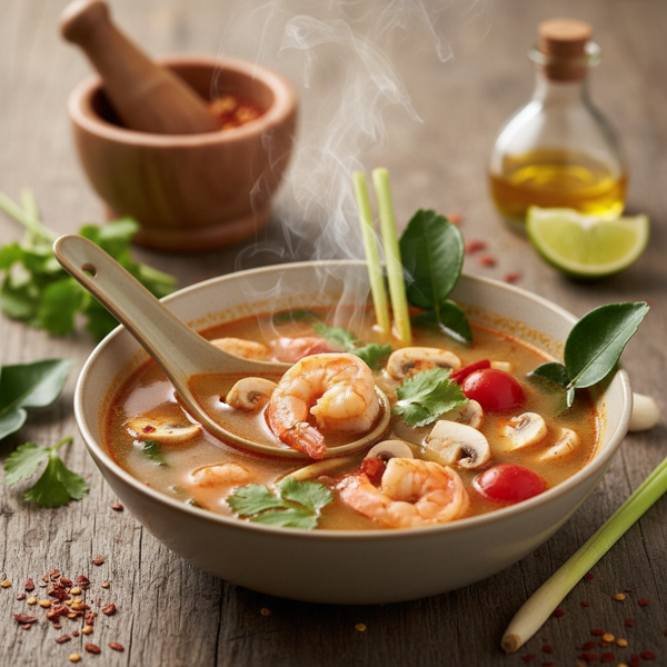 Instant Flavorful Tom Yum Soup recipe
