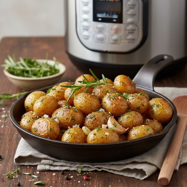 Instant Pot Herb-Infused Roasted Mini Potatoes recipe