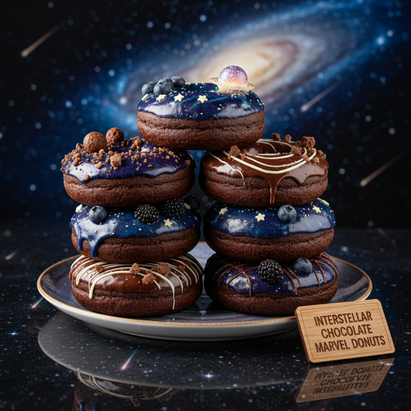 Interstellar Chocolate Marvel Donuts recipe