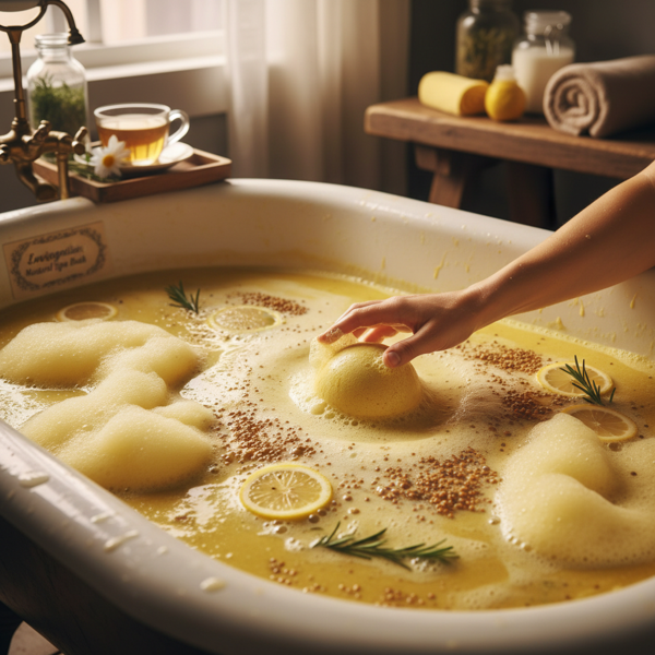 Invigorating Mustard Spa Bath recipe