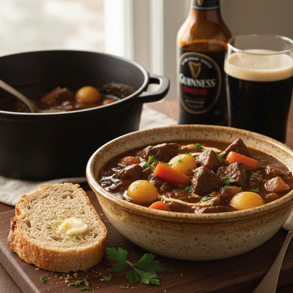 Irish Comfort Stew with Guinness recipe