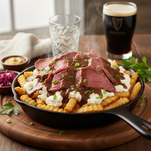 Irish Corned Beef Poutine recipe