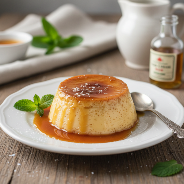 Irish Cream Caramel Custard recipe