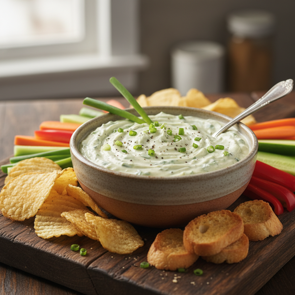 Irma's Creamy Green Onion Delight Dip recipe