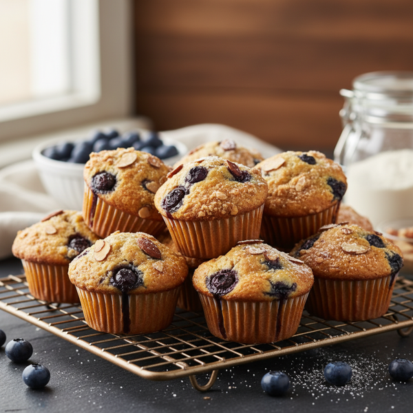 Irresistible Almond Flour Blueberry Muffins recipe